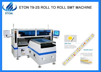 Světově rychlý 500 000 CPH Flexibilní pásový stroj ROLL TO ROLL SMT